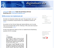 Tablet Screenshot of digitalsatz.de